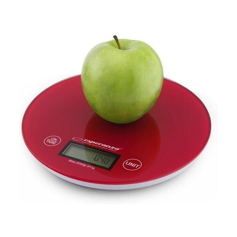 Báscula De Cocina Esperanza Eks003r Mango - Rojo