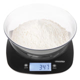 Báscula De Cocina Mesko Ms 3179b Con Cuenco, Negra