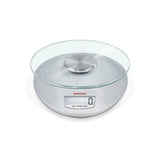 Báscula De Cocina Soehnle Roma Silver, 5 Kg, 1 G, Plata, Vidrio, De Plástico, Vidrio