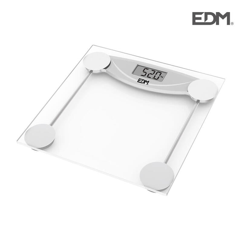 Bascula Transparente Max 180kg Edm