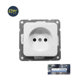 Base 10-16a Empotrar "Serie Term" Blanco 70x35x70mm (Bolsa Blister)