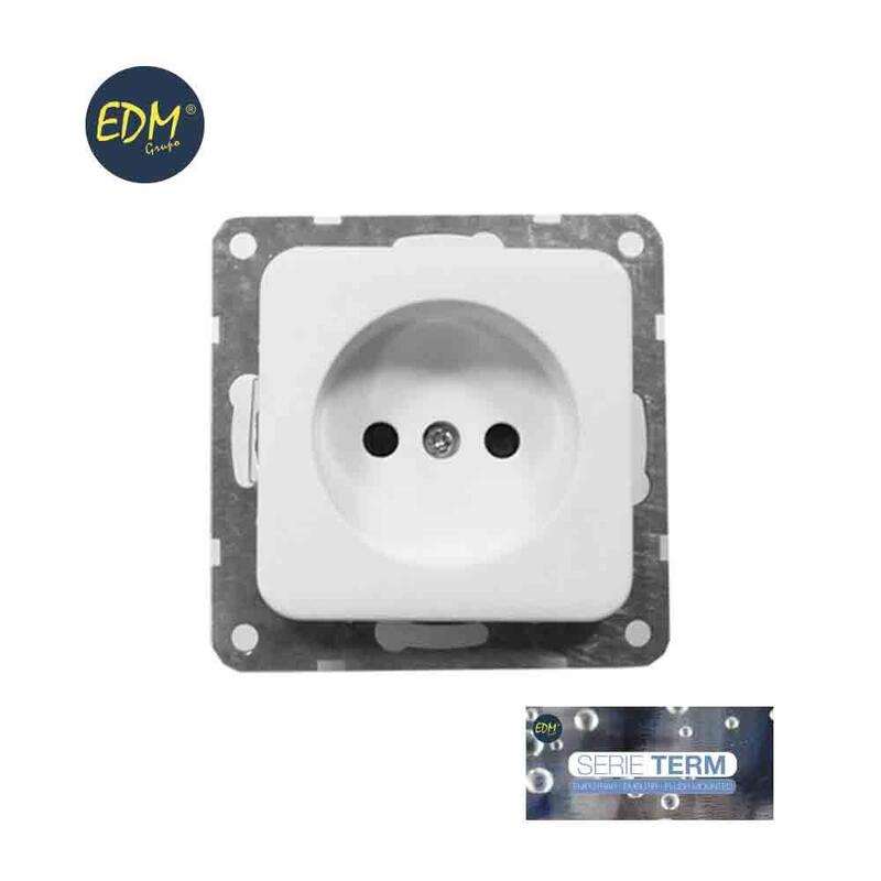 Base 10-16a Empotrar "Serie Term" Edm (Bolsa Blister)