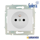 Base Bipolar 16a 250v Con Toma Francesa S.Europa Solera Erp60f