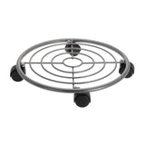 Base De 4 Ruedas Metalica 35x6,5cm