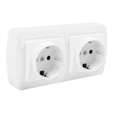 Base Doble Bipolar Con T/Tl Superficie Mural 148 X 72 X 42 Mm