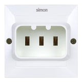 Base Empotrar Bipolar + T 25a Blanco