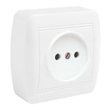 Base Fija 2p Con Obturador Superficie Mural 74 X 72 X 28 Mm
