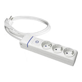 Base Múltiple 3 Tomas T/Tl + Interruptor Luminoso. 1.5m De Cable 8013pil Solera
