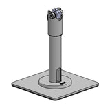 Base Plate With Sp1 200mm  Pole And Duratilt -Black-