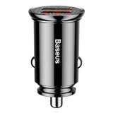 Baseus Ab30bk Cargador De Dispositivo Móvil Universal Negro Encendedor De Cigarrillos Auto