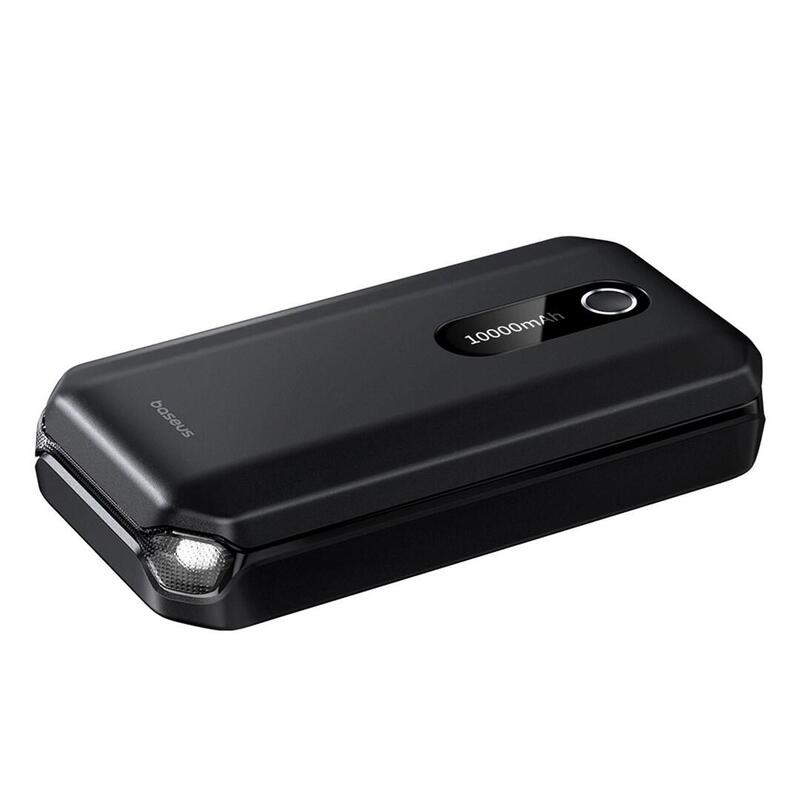 Baseus Bs-Ch001 Dispositivo De Arranque, Booster 10000 Mah 12 V (1000 A / 500 A) + Cables Con Pinzas Cocodrilo (Negro)