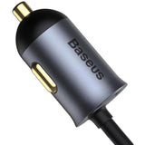 Baseus Ccbtb0g Cargador De Dispositivo Móvil Universal Gris Encendedor De Cigarrillos Auto