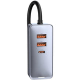 Baseus Ccbtb0g Cargador De Dispositivo Móvil Universal Gris Encendedor De Cigarrillos Auto