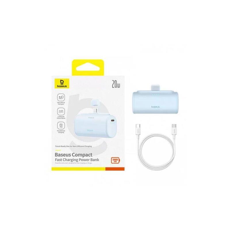 Baseus Compact Ip 5000mah 20w Azul