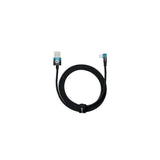 Baseus Data Cable Lightning 2.4a 2mt Mvp 2 Elbow-Shaped Blue Cavp000121