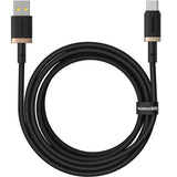 Baseus Dura Cable De Carga Rápida Usb Tipo A A Tipo C 60 W 2 M Negro, Rojo
