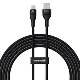 Baseus Flash 2 Cable De Carga Rápida Usb A A Usb C 2 M 100 W Negro