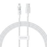 Baseus Gem Cable De Carga Rápida Usb A Ip 2,4a 1 M Blanco