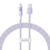 Baseus Gem Cable De Carga Rápida Usb A Ip 2,4a 1 M Morado