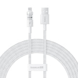 Baseus Gem Cable De Carga Rápida Usb A Ip 2,4a 2 M Blanco