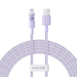 Baseus Gem Cable De Carga Rápida Usb A Ip 2,4a 2 M Morado