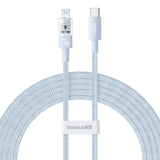 Baseus Gem Cable De Carga Rápida Usb-C A Ip 2 M 20 W Azul
