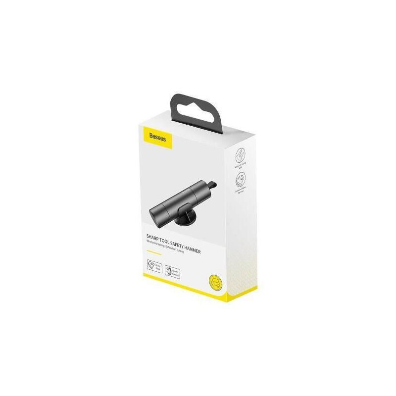 Baseus Sharp Tool - Martillo De Seguridad Con Cuchilla