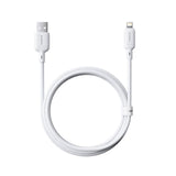 Baseus Silky Series Ladekabel Usb Auf Ip 2.4a 1m Weiss