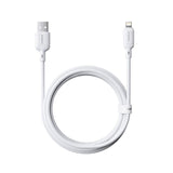 Baseus Silky Series Ladekabel Usb Auf Ip 2.4a 2m Weiss