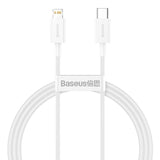 Baseus Superior Fast Charge Usb-C To Lightning Cable, 20w, 1m - White