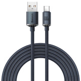 Cable Baseus Crystal Shine  Usb-A A Usb-C 2m