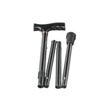 Bastón Telescópico Plegable Regulable En Altura Rf-520 - Negro