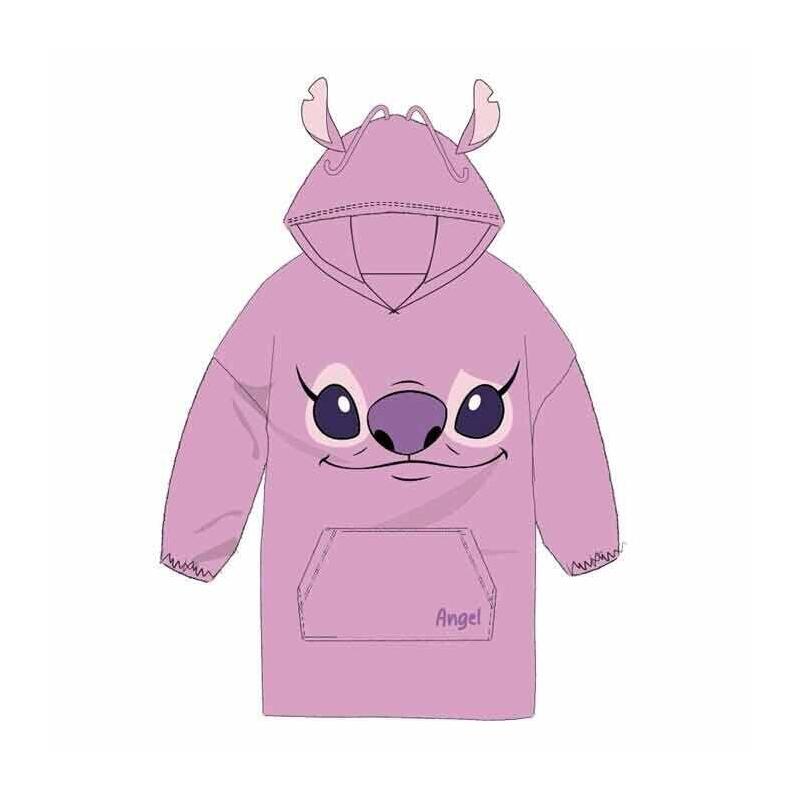 Bata Sudadera Oversize Angel Stitch Disney Adulto