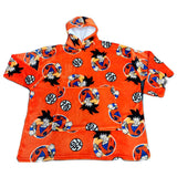 Bata Sudadera Oversize Dragon Ball Coral Adulto