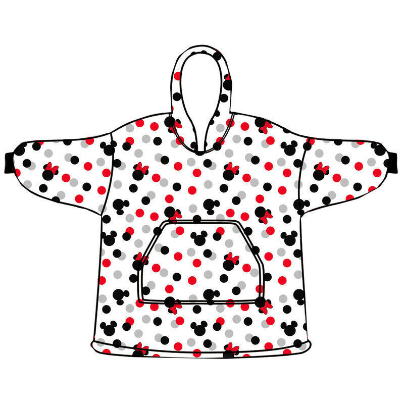 Bata Sudadera Oversize Minnie Disney Coral Adulto