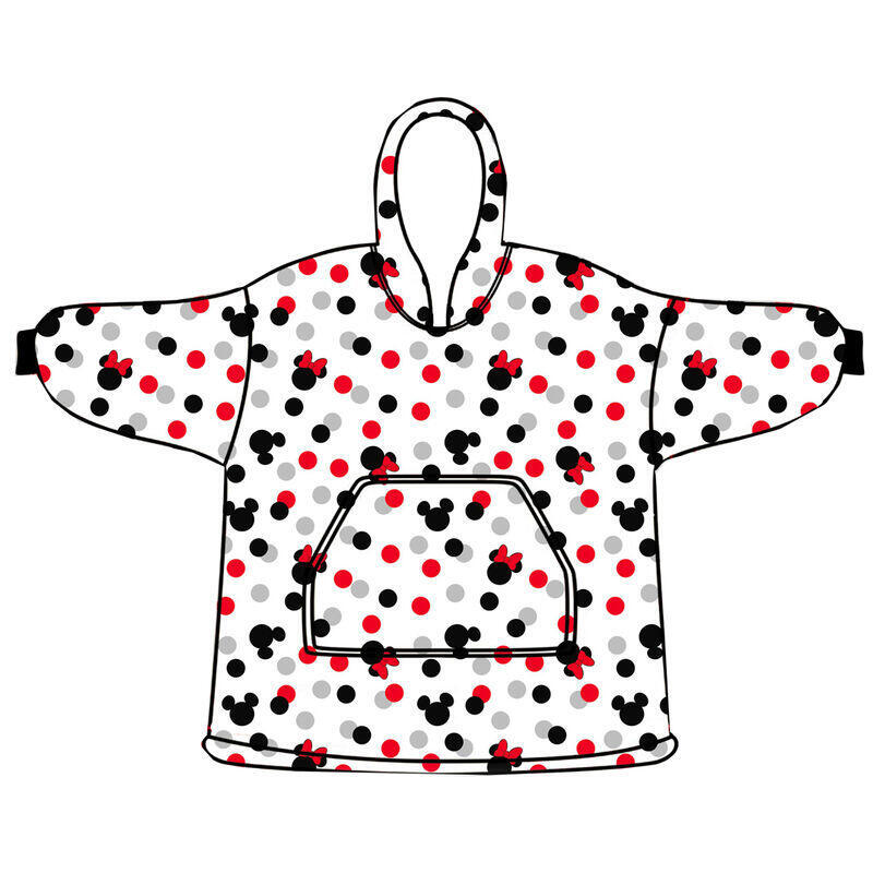 Bata Sudadera Oversize Minnie Disney Coral Infantil