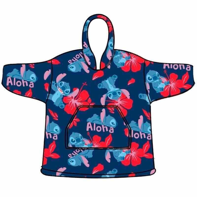 Bata Sudadera Oversize Stitch Disney Infantil