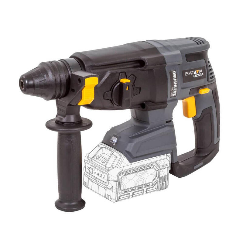 Batavia 18v Brushless Hammer Drill 2.2 J Sds+ Without Battery And Charger In Bmc