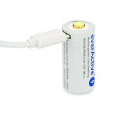 Batería 16340 3v Li-Ion 700 Mah Micro Usb
