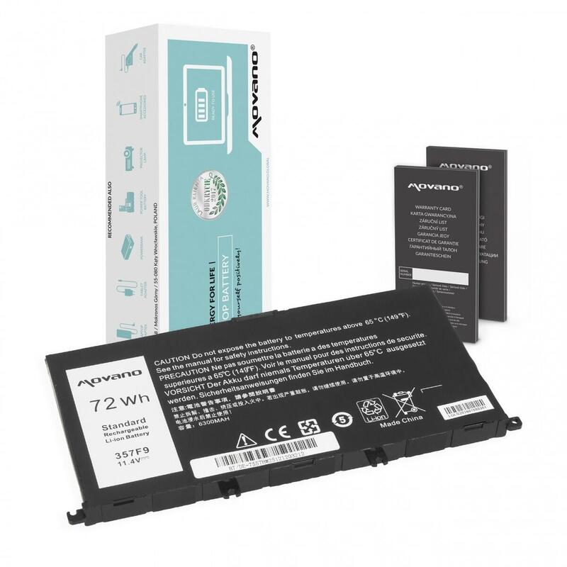 Bateria 357f9 Do Dell Inspiron 5577 7557 - 6300 Mah (72 Wh)