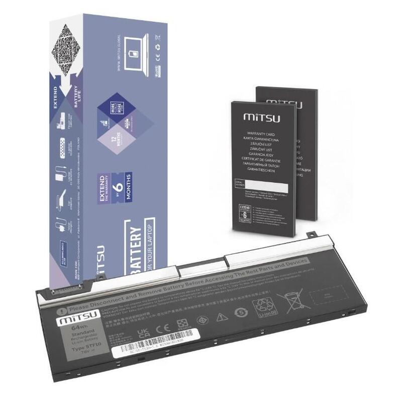 Bateria 5tf10 Nyfjh Ry3f9 Do Dell Precision 7330 7530 7540 7730 7740 8421 Mah (64 Wh) 7.6v (7.4v)