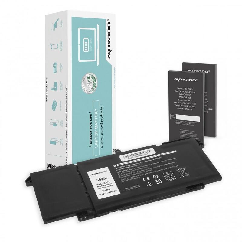 Batería 7fmxv Para Dell Latitude 5320 7320 7420 7520 - 3600 Mah (55 Wh)
