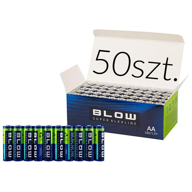 Batería Aa Lr6 Super Alkaline 50 Unidades