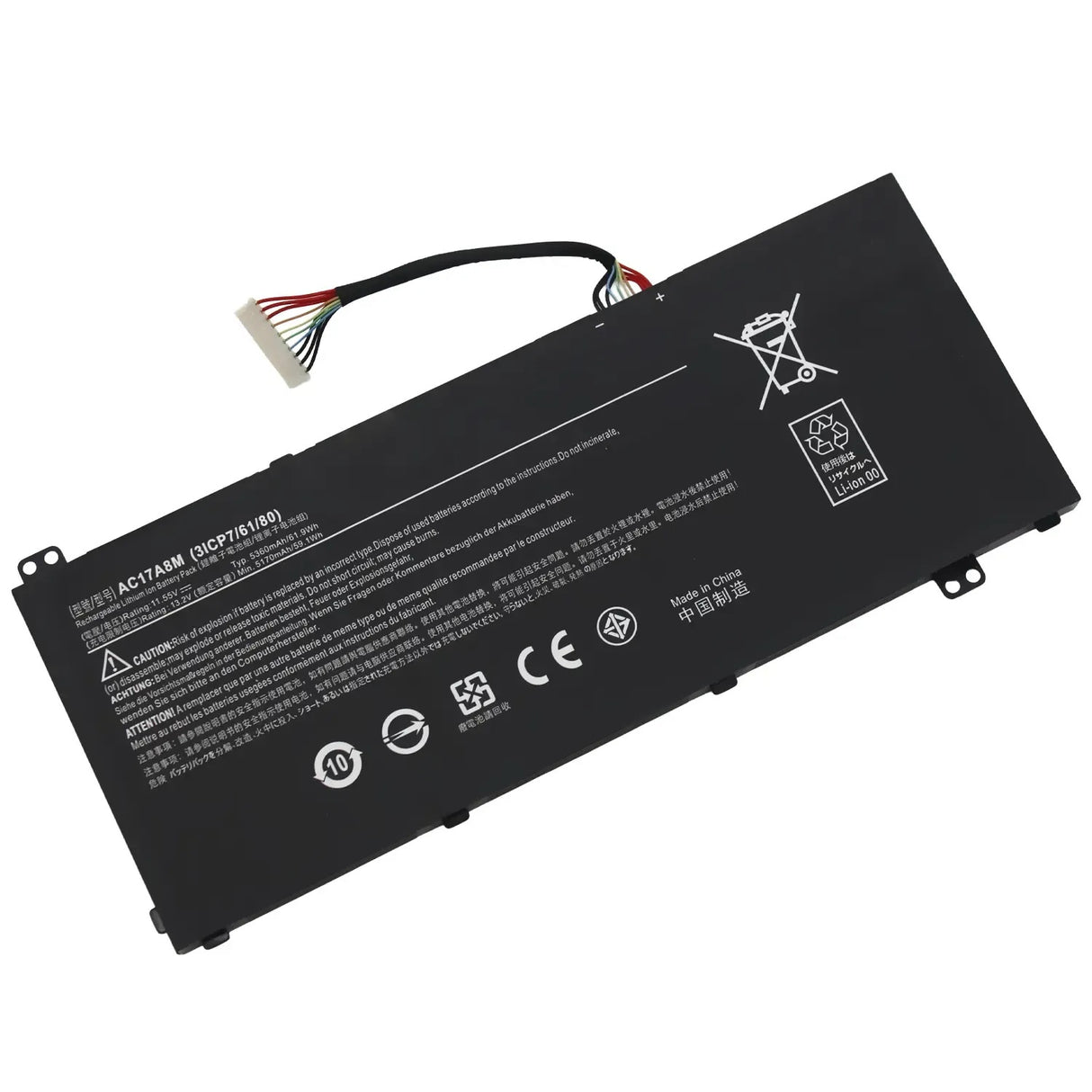 Batería Ac17A8M Para Portátil Acer Aspire 5 A514-51 11.55V 5360 Mah