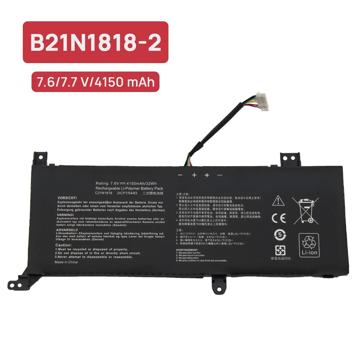 Batería Para Portátil Asus F515 F515E F515Ea F515J F515Ja F515Jp F515M F515Ma 7.7V