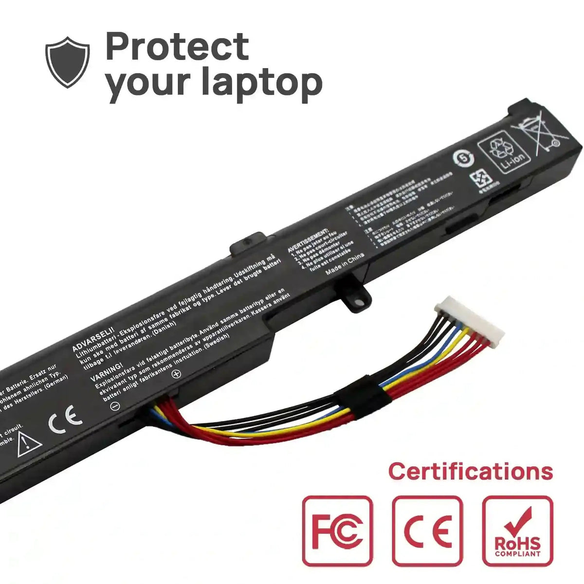 Batería Para Portátil Asus F751l