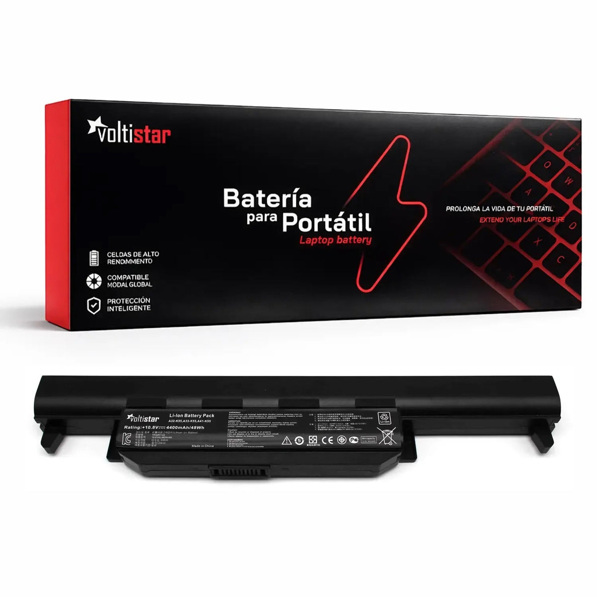 Batería Para Portátil Asus K55v