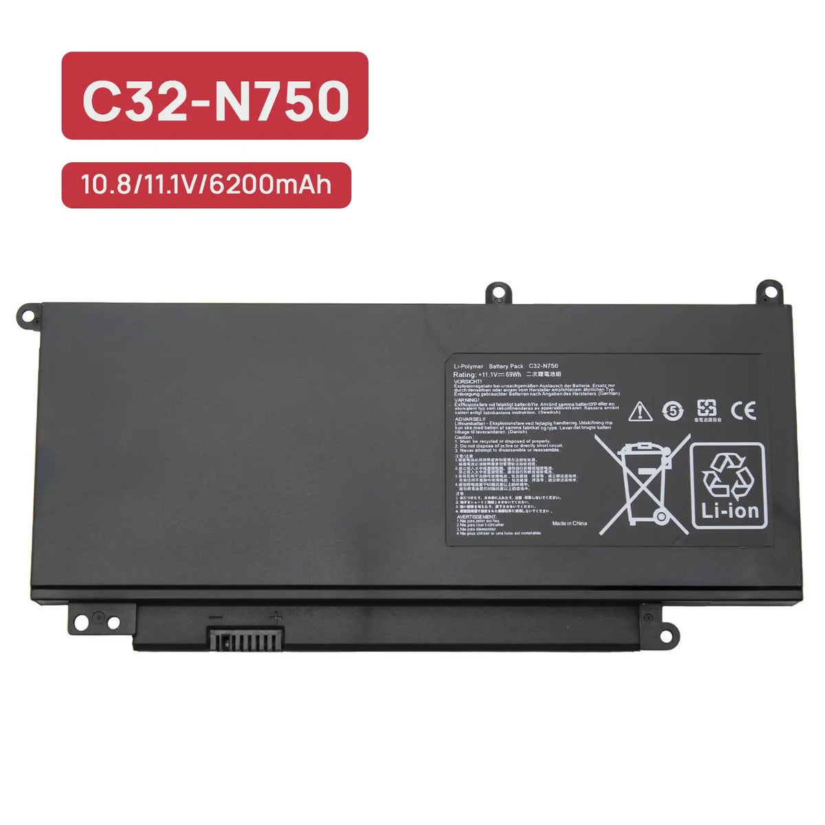 Bateria C32-N750 Para Portatil Asus N750 N750J N750Jk N750Jv