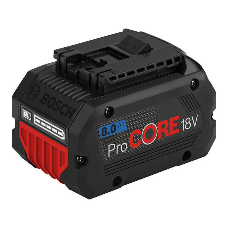 Batería Bosch Procore 18v 8.0ah Profesional (Negro/Rojo, Alianza Ampshare) 1600a016gk
