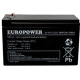Bateria Europower Akumulator Ev 12v 9ah
